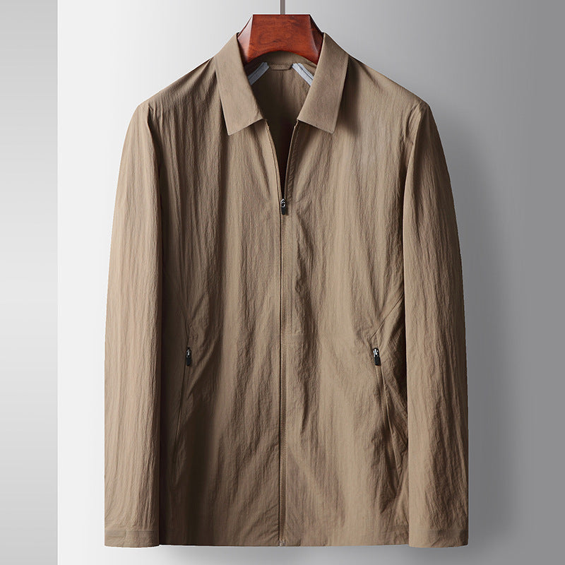 Men's Jacket Spring And Summer Lapel Seamless