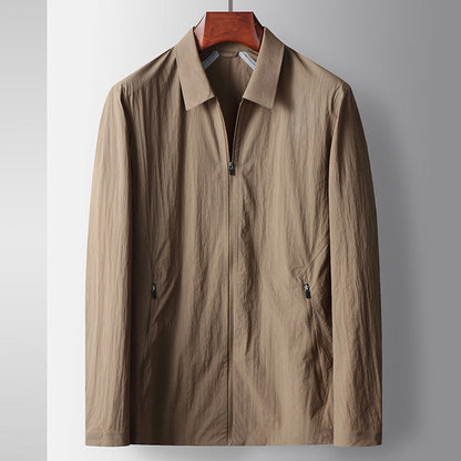 Men's Jacket Spring And Summer Lapel Seamless