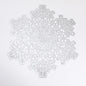 New Snowflakes PVC Hollow Anti-scalding Insulation Pad Table Bowl Mats Home Christmas Decor Heat Resistant Placemat Dining Table