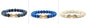 Turquoise Energy Healing Bracelet - Gun Black Barbell Bead Bracelet for Men & Women | Natural Stone Jewelry