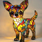 LED Small Night Lamp Art Animal Statue Creative Home Desktop Decoration