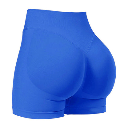 High Waist Yoga Shorts Tight Hip Raise Seamless Quick-drying Pants For Sports Fitness