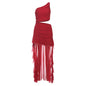 Women's Fashion Casual One-shoulder Dress