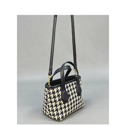 Fashion Houndstooth Single-shoulder Messenger Bag