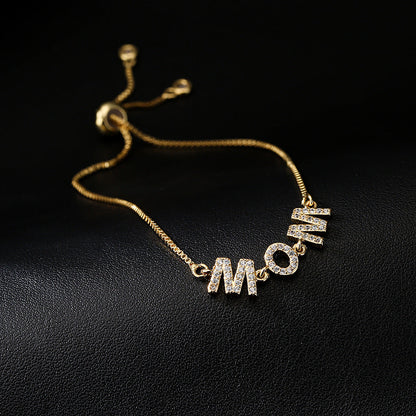 Mother's Day Gift Copper Micro-Set Zircon Bracelet