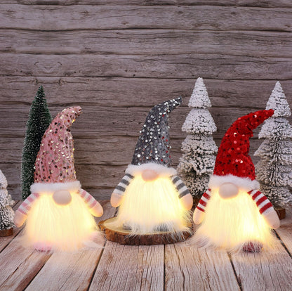 Christmas Decorations With Lights Princess Doll Christmas Gift Decoration
