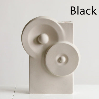 Living Room Ceramic Vase Model Room Soft Decoration