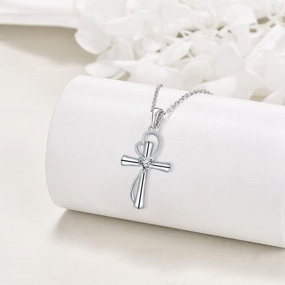 Cross Pendant Necklace Valentine's Day Gift
