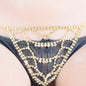 Rhinestone Claw Chain Shaped Body Chain Set