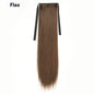 Lace-up Fashion Soft Wig Ponytail Realistic Matte Silk Long Straight Hair