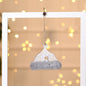Christmas Tree Wooden Plush Decoration Pendant