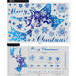 Christmas Elk Snowflake Sticker Decoration Glass Window Kids Room Christmas Wall Stickers Home Decals Decoration