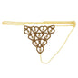 Accessories Rhinestone Claw Chain Body Chain Heart Shaped Sexy Bikini Panties