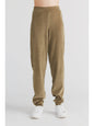 Organic Soft Fleece Cuffed Sweatpants: Womens