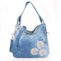 Fashion Denim Canvas One Shoulder Messenger Handbag
