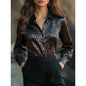 Solid-color Casual Loose-fit Women's Shirt