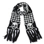 Thickened Thermal Knitted Scarf With Skull Design