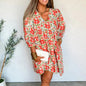 Women's Casual Loose-fit Printed Maxi Dress