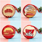 National Day Flag Barrettes Creative Hair Accessories Kindergarten Prizes