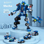 High Military Battleship Tank Special Police Armored Vehicle Children's Day Toy Gift Building Blocks