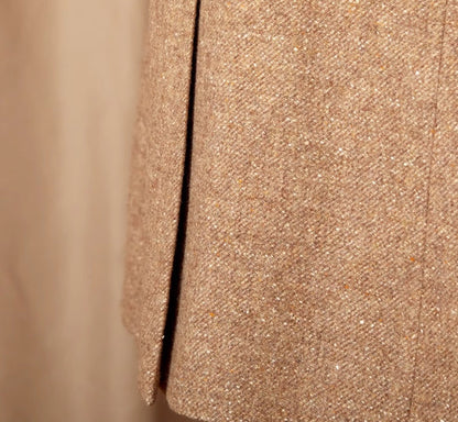 Color Dots Mid-length Coat
