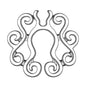 Stainless Steel Flower-shaped Fake Ring Breast Jewelry Punk Style Body Piercing