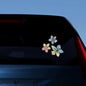 Cartoon Shiny African Woman Automobile Sticker