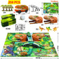 Children's Rail Car Toy Electric Dinosaur