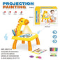 Children Smart Projector Painting Drawing Projector Table Desk Toy