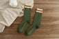 Women's Chunky-knit Rabbit-fur Ankle Socks Mid-calf Length