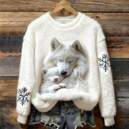 Women's 3D-printed Casual Christmas Hoodie