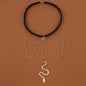Bohemian Boho Gold Color Metal Beaded Chain Thigh Chain For Women Big Snake Pendants Leg Chain Body Jewelry Beach Style Gift