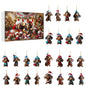 Christmas Countdown Pet Pendant Home Decoration