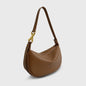 Simple Crescent Crossbody Soft Women's Cow Leather Bag