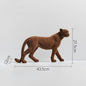 Luxury Leopard Resin Sculpture | Premium Home Decor Statue for Living Room & Office