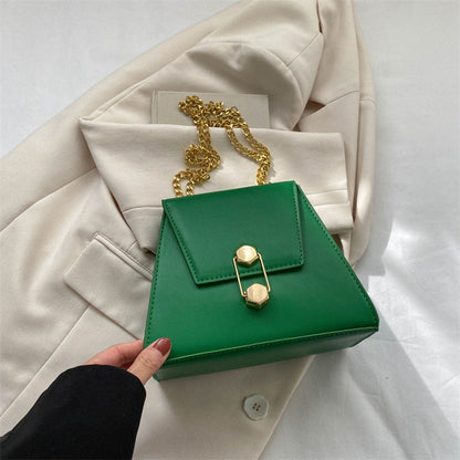 Simple Retro Ins Western Style Women's Bag Korean Style Personalized Ins Chain Messenger Bag