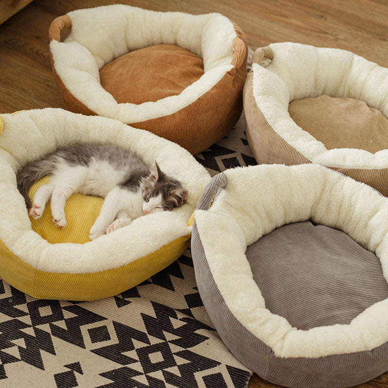 Plush Cat Sleeping Pad Villa Cat Supplies
