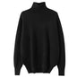 Women's High-neck Pure Wool Sweater Extra-thick Cashmere