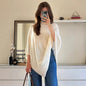 Fashionable Women's Cloak Large Shawl Turtleneck Sweater Coat