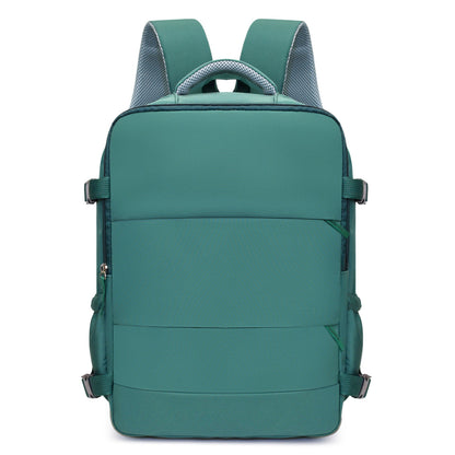 Women's Large Capacity Lightweight Multi-purpose Solid Color Travel Backpack