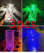Rose Light And Shadow Projector LED Night Light Diamond Crystal Atmosphere Lamp USB Touch Control Bedside Decor Night Light