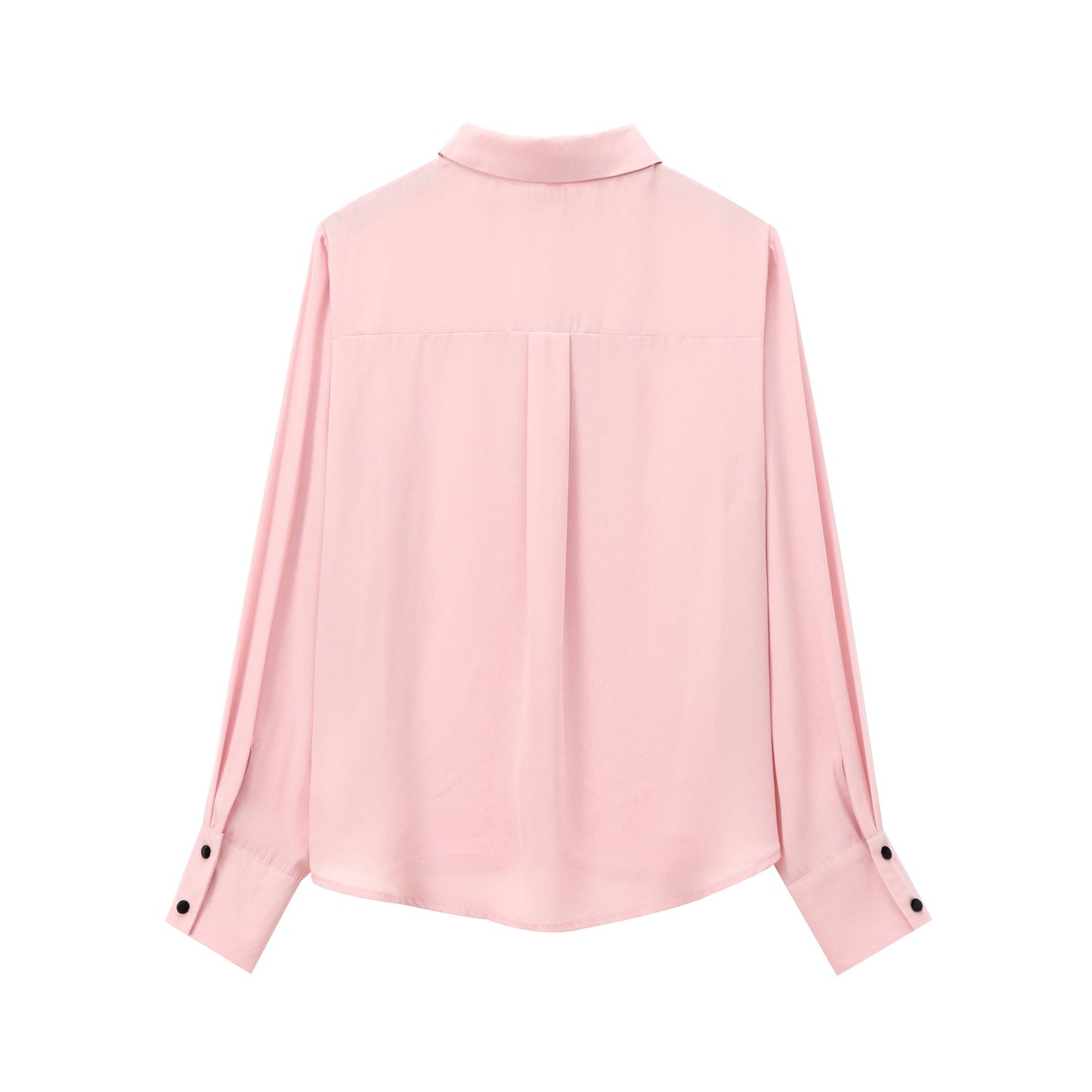 Autumn Beauty Outfit Velvet Bow Decorated Shirt