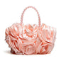 Fashionable BeadedRose Flower Dinner Bag