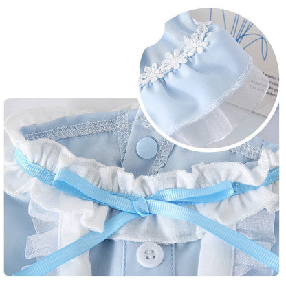 Thin Cat Princess Dress Two Feet Dog Pet