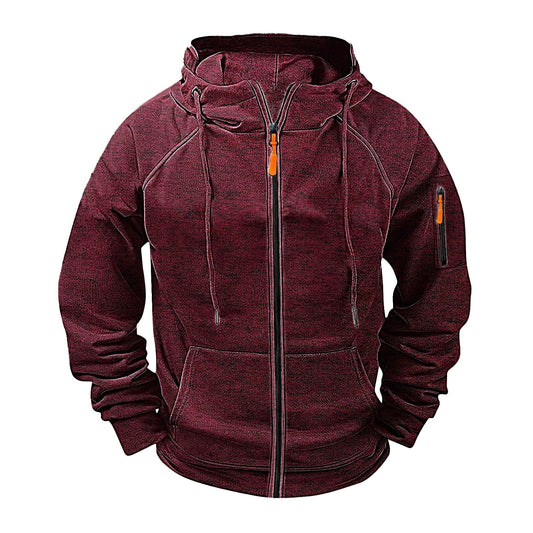 Premium Men's Hooded Sweater - Comfortable Loose Fit Sports Hoodie