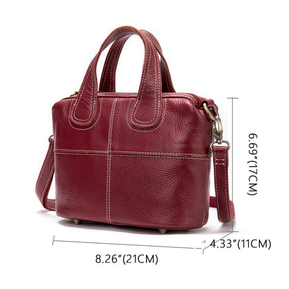 New Women's Bag Women's Leather Handbag Shoulder Messenger Bag