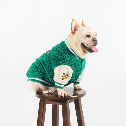 Pet Clothing Dog Clothes Winter Fleece-lined Thick Style