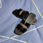 Beach Casual Flat Heel Chain One-line Women's Sandals