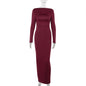 Elegant And Sexy Long-sleeve Dress For Women
