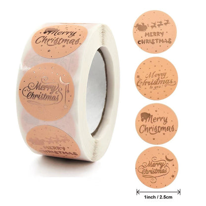 Christmas Decoration Gift Wrap Stickers